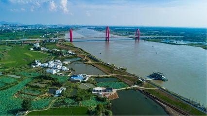 安徽马鞍山:一河碧水穿城过